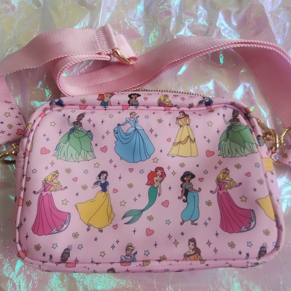 Disney Princess Pastel Pink Crossbody Bag - Picture 2 of 3